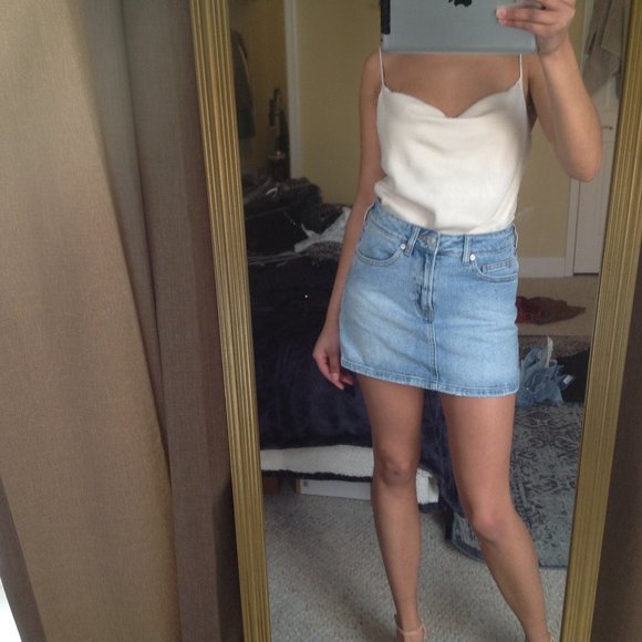 Brandy Melville Dresses & Skirts - Brandy Melville (27) Mini Denim Skirt